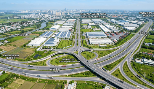 Cho thuê nhà xưởng khu công nghiệp Đức Hoà III - Hồng Đạt 